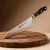 Santoku japán kés, 18 cm kovácsolt pengével, Arcos Riviera, fekete szegecselt nyéllel