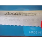Tortakés, 25 cm hullámos penge, Arcos Colour Prof, csúszásmentes markolat, színkódos