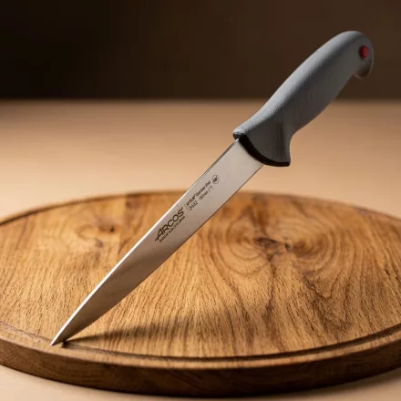 Filézőkés, 19 cm flexibilis penge, Arcos Colour Prof, csúszásmentes markolat, színkódos