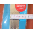 Szeletelőkés, kenyérvágókés, 30 cm-es recés penge, Arcos Colour Prof, csúszásmentes markolat, színkódos
