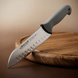   Santoku japán kés, 18 cm penge, Arcos Colour Prof csúszásmentes markolat, színkódos