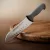 Santoku japán kés, 18 cm penge, Arcos Colour Prof csúszásmentes markolat, színkódos