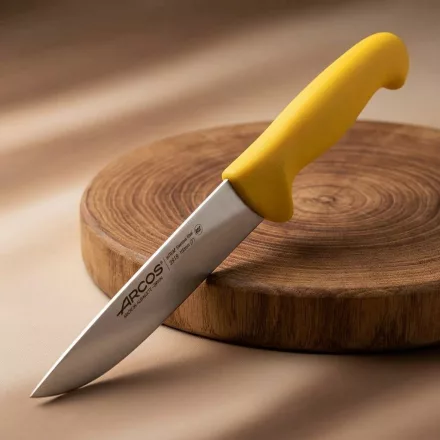 Henteskés, 16 cm rozsdamentes penge, Arcos 2900, sárga polipropilén nyél