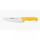 Szakácskés, 20 cm rozsdamentes penge, Arcos 2900, sárga polipropilén nyél