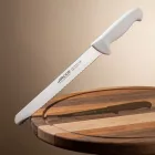 Tortakés, 25 cm rozsdamentes penge, Arcos 2900, fehér polipropilén nyél
