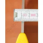 Bárd, 550 gramm, 19 cm-es 4 mm vastag penge, sárga nyél, Arcos