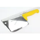 Bárd, 550 gramm, 19 cm-es 4 mm vastag penge, sárga nyél, Arcos