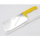 Bárd, 700 gramm, 24 cm-es 4 mm vastag penge, sárga nyél, Arcos