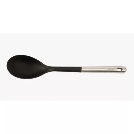 Tálalókanál, szervírozókanál, hőálló szilikon fejjel, 33 cm, Arcos prémium