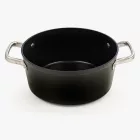 Alacsony lábas fedővel, 4,3 liter, 24 cm átm., kerámia tapadásmentes bevonat, indukciós, Arcos Samoa Ceramic