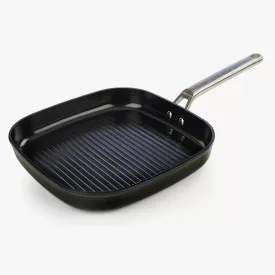   Grillserpenyő, 28×28 cm, bordázott, kerámia tapadásmentes bevonat, indukciós, Samoa Ceramic, Arcos