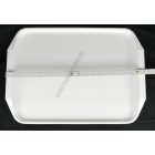 Műanyag Md tálca, menza tálca, fehér polipropilén, csúszásgátlós felülettel