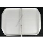 Műanyag Md tálca, menza tálca, fehér polipropilén, csúszásgátlós felülettel