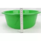 Műanyag tál, erős, 30 cm, 5 liter, zöld