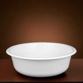 Műanyag tál, lavór, 40 cm, 9 liter, fehér