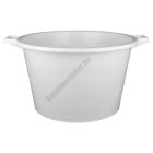 Füles dézsa, 50 liter, erős műanyag tárolóedény, 56 cm