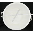 Füles dézsa, 80 liter, erős műanyag tárolóedény, 62 cm