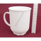 Bögre, 300 ml, fehér, műanyag