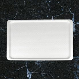   Műanyag erős GN 1/1 tálca, regál tálca, 32,5×53 cm, fehér-mákos színű