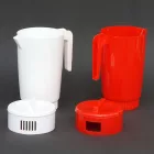 Kancsó tetővel, 2 l, erős műanyag, sárga