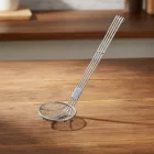Fritou, fritőz kanál, sűrű rácsos, átmérő: 12 cm, rozsdamentes, de Buyer