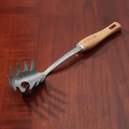 Spagetti kanál, 7×33 cm, bükkfa nyél