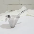 Spiccszűrő, kínai szűrő, 14 cm, rozsdamentes