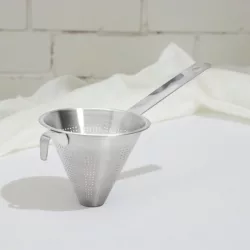 Spiccszűrő, kínai szűrő, 14 cm, rozsdamentes