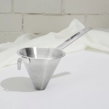 Spiccszűrő, kínai szűrő, 14 cm, rozsdamentes