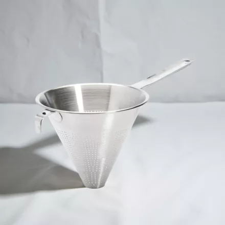 Spiccszűrő, kínai szűrő, 20 cm, rozsdamentes