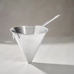   Spiccszűrő, kínai szűrő, 23 cm, mikroperforált, rozsdamentes