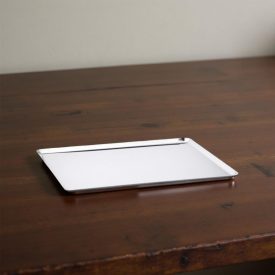   Sütőlemez, 40×30 cm, 45 fok felhajtás, rozsdamentes acél, de Buyer