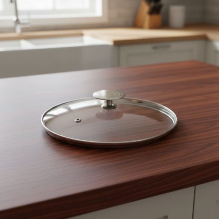 Üvegfedő rozsdamentes acél fogóval, 20 cm, de Buyer