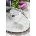 Üvegfedő rozsdamentes acél fogóval, 20 cm, de Buyer