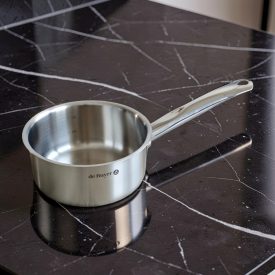   Nyeles lábas, 1,4 l, de Buyer, 16 cm átm., 18/10 rozsdamentes