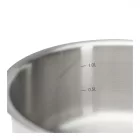 Nyeles lábas, 1,4 l, de Buyer, 16 cm átm., 18/10 rozsdamentes