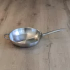 Serpenyő, 32 cm, de Buyer, indukciós, 18/10 rozsdamentes