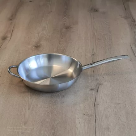 Serpenyő, 32 cm, de Buyer, indukciós, 18/10 rozsdamentes