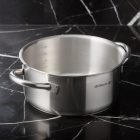 Alacsony lábas, 3,1 l, de Buyer, 20 cm átm., 18/10 rozsdamentes