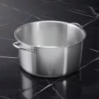 Alacsony lábas, 25 l, de Buyer, 40 cm átm., 18/10 rozsdamentes
