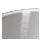 Alacsony lábas, 25 l, de Buyer, 40 cm átm., 18/10 rozsdamentes