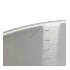 Alacsony lábas, 45 l, de Buyer, 50 cm átm., 18/10 rozsdamentes