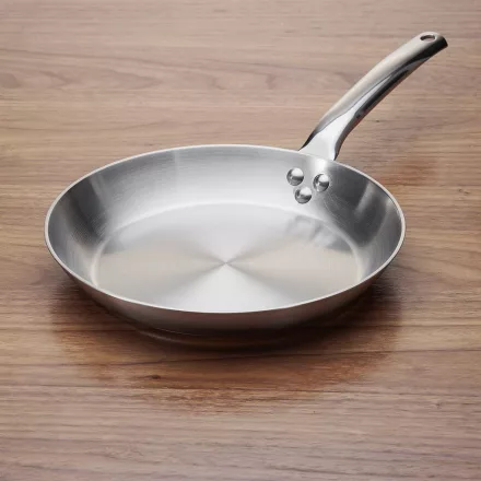 Serpenyő, 24 cm, Alchimy, de Buyer, rozsdamentes