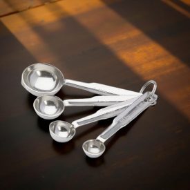   Mérőkanál-készlet, 1, 2.5, 5 és 15 ml, rozsdamentes, de Buyer