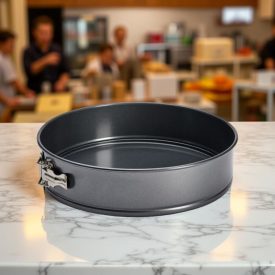 Tortaforma, kerek csatos, 28 cm
