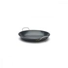 Paella vasserpenyő, 34 cm, La Lyonnaise, kékacél, de Buyer