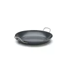 Paella vasserpenyő, 37 cm, La Lyonnaise, kékacél, de Buyer