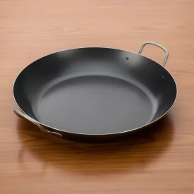   Paella vasserpenyő, 42 cm, La Lyonnaise, kékacél, de Buyer