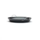 Paella vasserpenyő, 42 cm, La Lyonnaise, kékacél, de Buyer