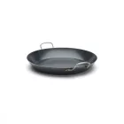 Paella vasserpenyő, 42 cm, La Lyonnaise, kékacél, de Buyer